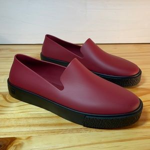 Melissa *Brand New* Puzzle Jelly Wedge. Beautiful Red and Black Colorway.